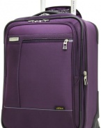 Ricardo Beverly Hills Venice Lite Luggage 17-Inch Expandable Universal Wheelaboard, Purple Plumeria/Black Iris,