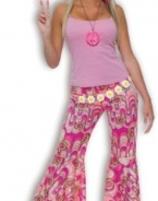 Forum Novelties Inc 60s Hippie Flower Power Bell Bottoms Adult Costume Size Standard