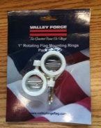 Valley Forge 1-Inch diameter Rotating Mounting Rings, 2-Piece