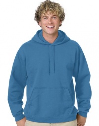 Hanes 7.8 oz COMFORTBLEND Fleece Pullover Hoodie Denim Blue XL