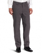 Kenneth Cole Men's 5 Pocket Plaid Pant