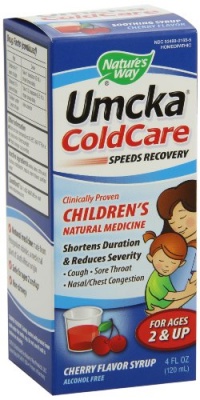 Nature's Way Umcka Coldcare Children's Cherry Syrup, 4-ounce