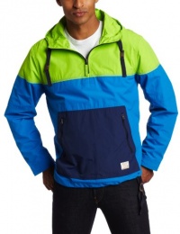 Nautica Men's Colorblocked 1/4 Zip Rain Jacket