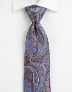 A timeless paisley design rendered in superior Italian silk.SilkDry cleanMade in Italy