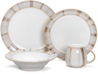 Denby Truffle Layers 4-Piece Place Setting, Service for 1