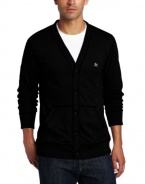 Marc Ecko Cut & Sew Men's Solid Jersey Cardigan