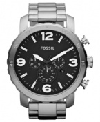 Fossil makes watches that are as cool as they are accessible. This Nate collection timepiece boasts a sleek design with structured steel.