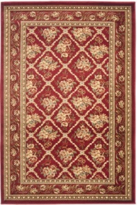 Safavieh Lyndhurst Collection LNH556-4040 Red Area Rug, 4-Feet by 6-Feet