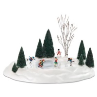 Department 56 New Animated Skating Pond