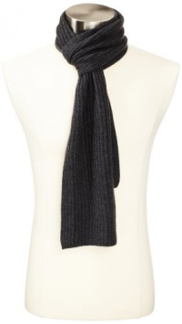 Williams Cashmere Men's 100% Cashmere Solid Knit Scarf