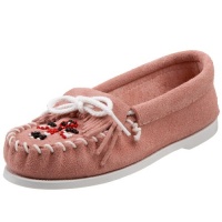 Minnetonka Thunderbird Moccasin (Toddler/Little Kid),Pink,10 M US Toddler