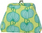 Amy Butler for Kalencom Mallory Coin Purse - Chinese Lanterns Lemon Grass