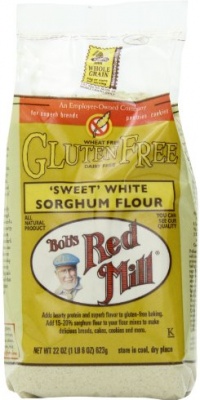 Bob's Red Mill Gf Sweet White Sorghum Flour, 22-Ounce (Pack of 4)