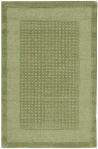 Nourison Westport Solid Lime 2.3-Feet by 7.6-Feet 100% Wool Runner Rug