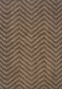 Sphinx Milano Area Rug 2923A Brown Lines Stripes 6' 7 x 9' 6 Rectangle