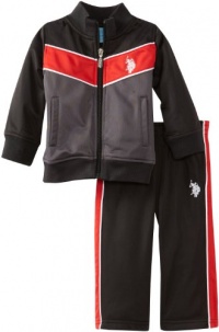 U.S. Polo Assn. Baby-Boys Infant Two Piece Track Jacket and Pant