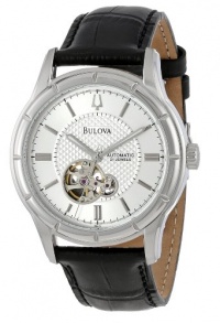 Bulova Men's 96A111  Automatic Strap Silver White Dial Watch