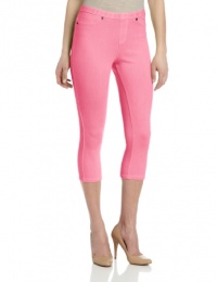 HUE Women's Neon Chinos Capri