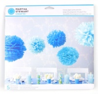 Martha Stewart Crafts Pom Poms, Blue