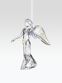 Symbolizing hope and peace, this year's graceful angel ornament is beautifully crafted in faceted crystal with gold-touched wings and 2012 engraved on her skirt, adding an optimistic shimmer to your tree.CrystalAbout 3.25H X 2WMade in Austria