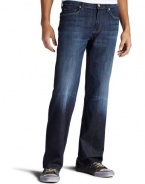 7 For All Mankind Men's Austyn Relaxed Straight Leg Jean in Los Angeles Dark, La Dark, 36