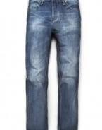 H.E. By Mango Men's Straight-Fit Robert Washed Jeans - Robert7