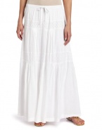 Calvin Klein Jeans Women's Tiered Maxi Skirt