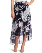 Vince Camuto Women's Abstract Leaf Maxi Skirt