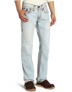 True Religion Men's Ricky Super T Straight Stitch Jean