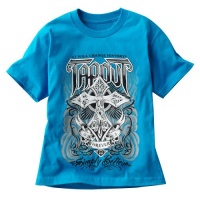 Tapout Boys 8-20 Forever Tee, Blue, Medium 10/12