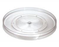 interDesign 54730 Linus Series 14-inch Clear Resipreme Turntable