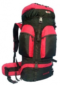 CUSCUS Internal Frame Hiking Travel Backpack 88L 6200ci Camping Journey Red