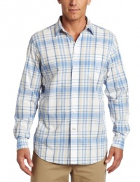 Nautica Men's Cape Cod Madras Long Sleeve Shirt