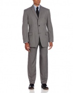 Haggar Men's Herringbone Two Button Center Vent Suit Coat