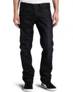 J.C. Rags Mens 32 Plated Blue Black Denim Jeans