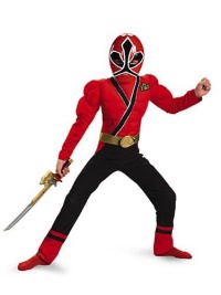 Red Ranger Samurai Classic Muscle Costume