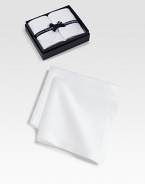 A duo of fine cotton handkerchiefs from the iconic Saville Row creator of elegant men's furnishings. Boxed set of 2Each, 18½ squareMachine washImported