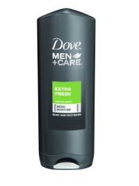 Dove Men and Care Body and Face Wash, Extra Fresh, 13.5 Ounce