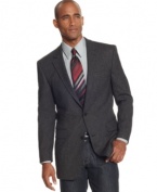 Finish off the look. Nothing streamlines your style quite like this sport coat from Andrew Fezza.