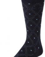 HUGO BOSS Men's Thin Argyle Sock