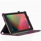 Blurex Ultra-Slim Case for Google Nexus 7 inch Tablet -- With built in Multi-Angle Stand (Purple) + Premium Screen Protector Film