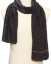 Marc New York by Andrew Marc Men's Reverse Jersey Stripe Scarf