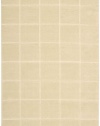 Nourison Westport Squares Ivory 5.0-Feet by 8.0-Feet 100% Wool Room Size Rug