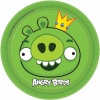 Angry Birds Dessert Plates 7 Round (8) Birthday Party Supplies