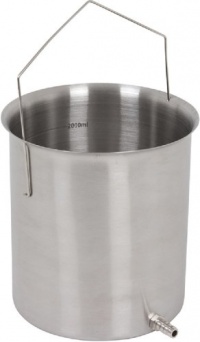 PurEnema Stainless Steel Enema Bucket with Handle | 2 Quart