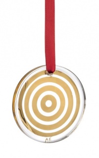 Kosta Boda Glimmer Circles Ornament