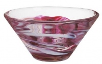 Kosta Boda Tempera Bowl, Pink Medium