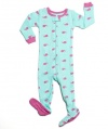 Leveret Footed Whales Pajama Sleeper 100% Cotton (Size 6M-5T)