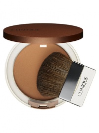 True Bronze Pressed Powder Bronzer. Lightweight powder bronzer creates a natural-looking, sunny glow. Blends, builds easily to your desired level of bronze. Long-wearing. Oil-free. 0.33 oz. 