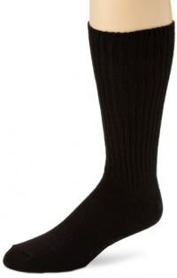 Calvin Klein Men's 3 Pack Cotton Rich Casual Rib Socks, Black, 7-12